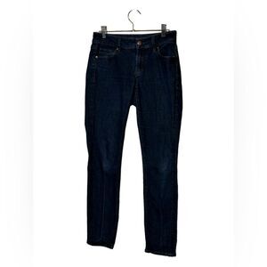 Loft curvy skinny size 4 dark wash jeans